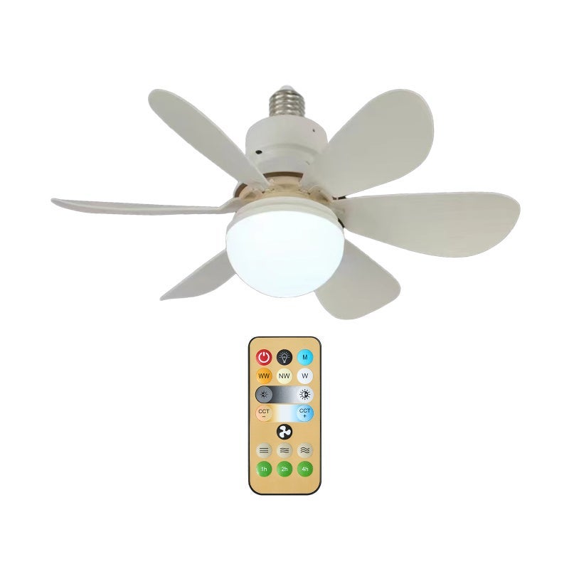 Wentylator LED z pilotem, polichromatyczny, ściemniany, światła wentylacyjne do domu, pokoju dziecięcego, sypialni