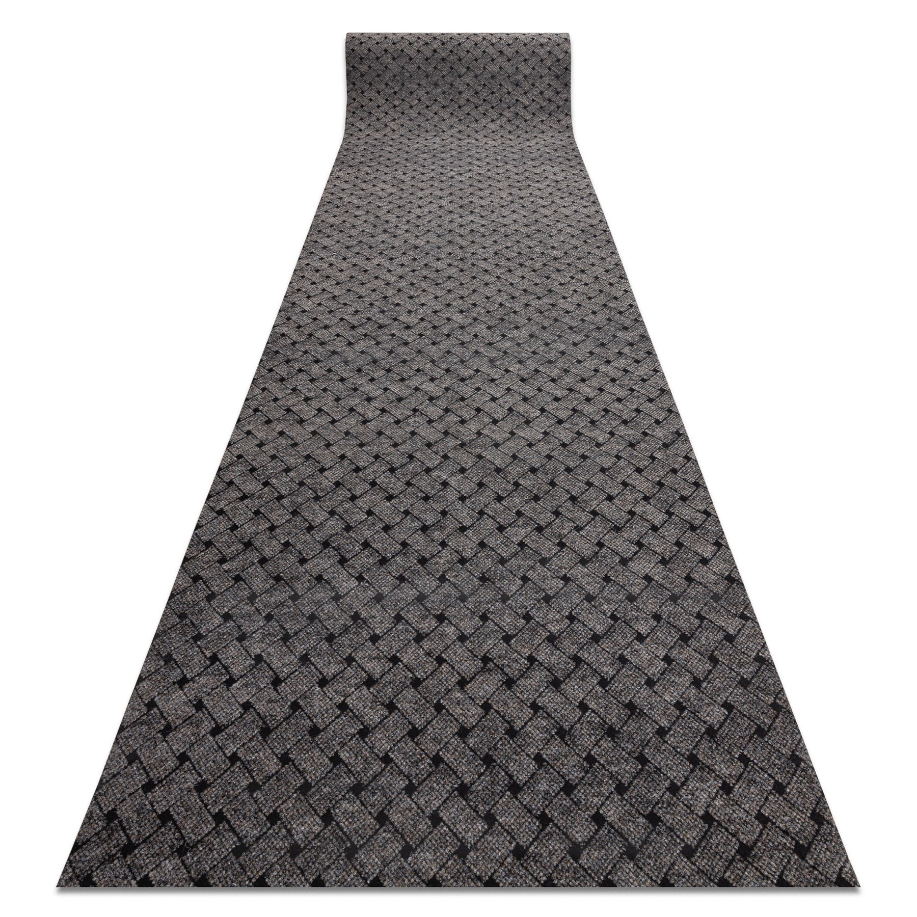 Wycieraczka antypoślizgowa 100 cm VECTRA 316 zewnętrzna, wewnętrzna, na gumie - beż 100x820 cm
