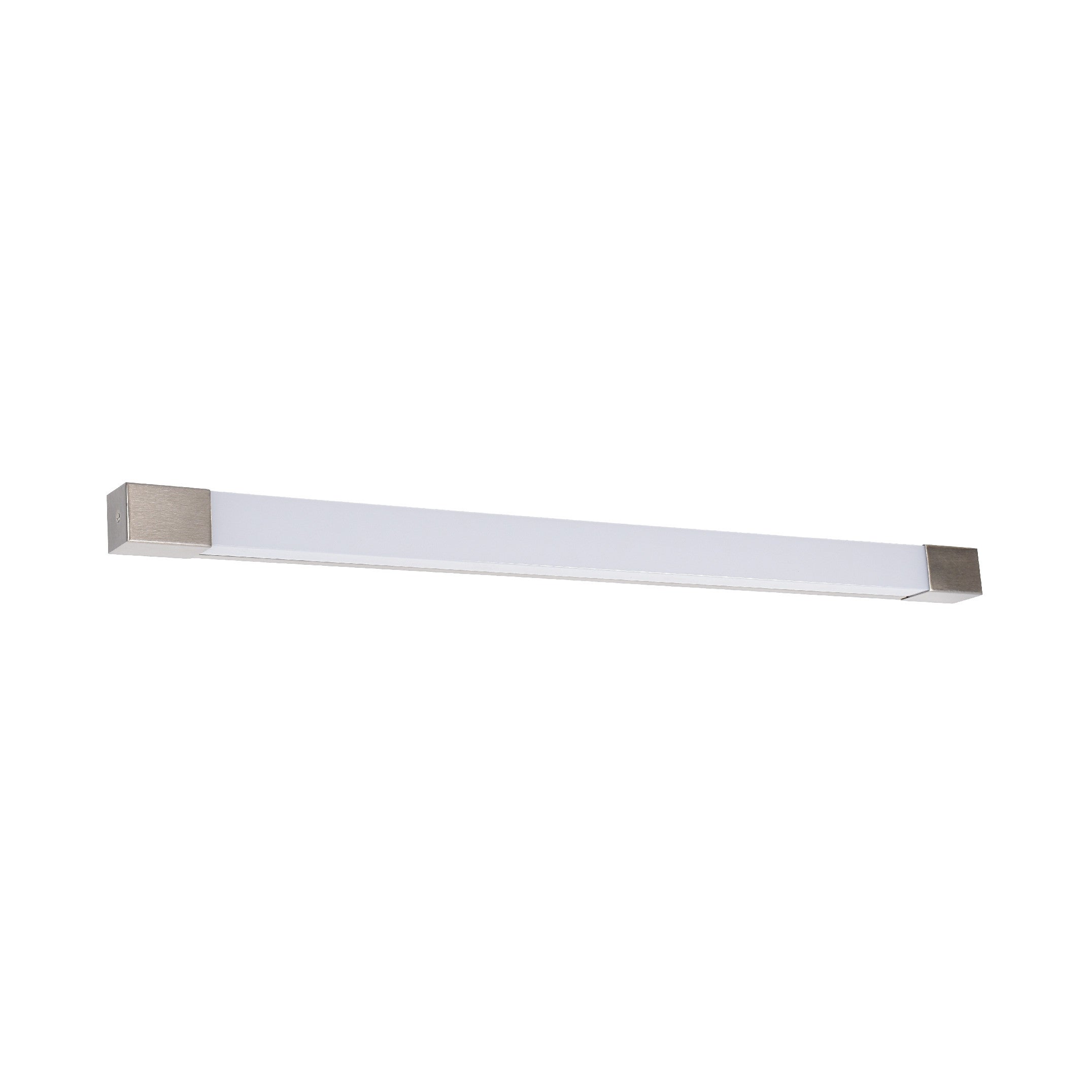 Kinkiet łazienkowy PARKS LED 9W Ciepła biel 900lm srebrny wym: 4,5x90x4,8 cm IP44 Zuma Line