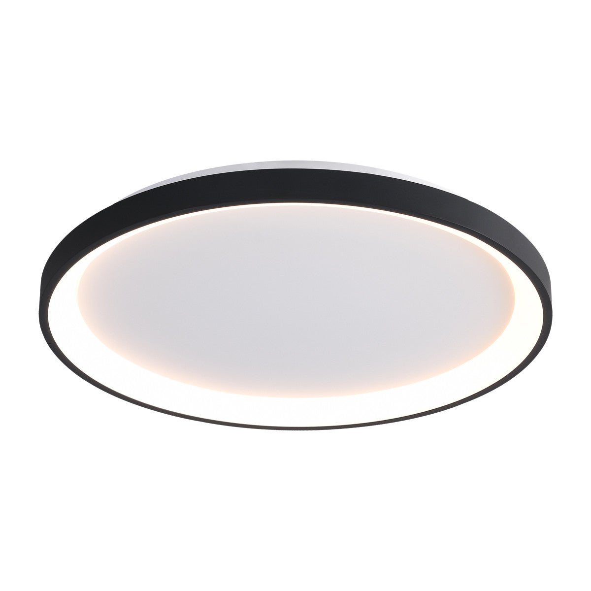 Plafon okrągły RADEN LED 50W Odcienie bieli 2900lm czarny wym: 6,5 x 58 x 58 cm IP20 Italux