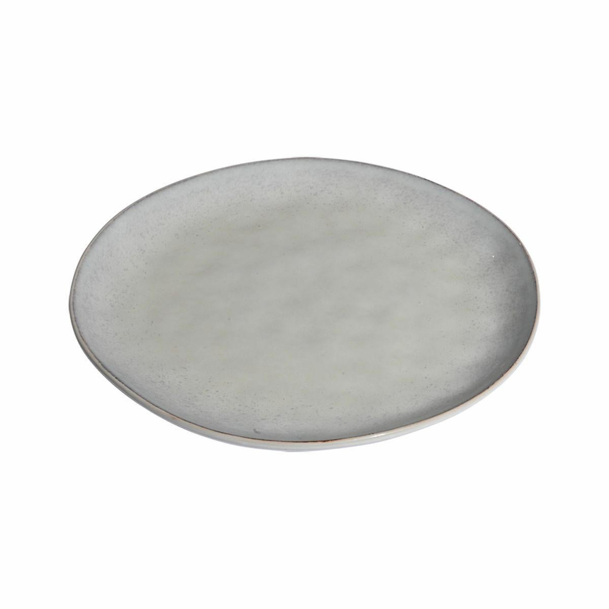 Talerz Vignette Seal 21 cm Estia kamionkowy beżowy deserowy mały 1 szt.