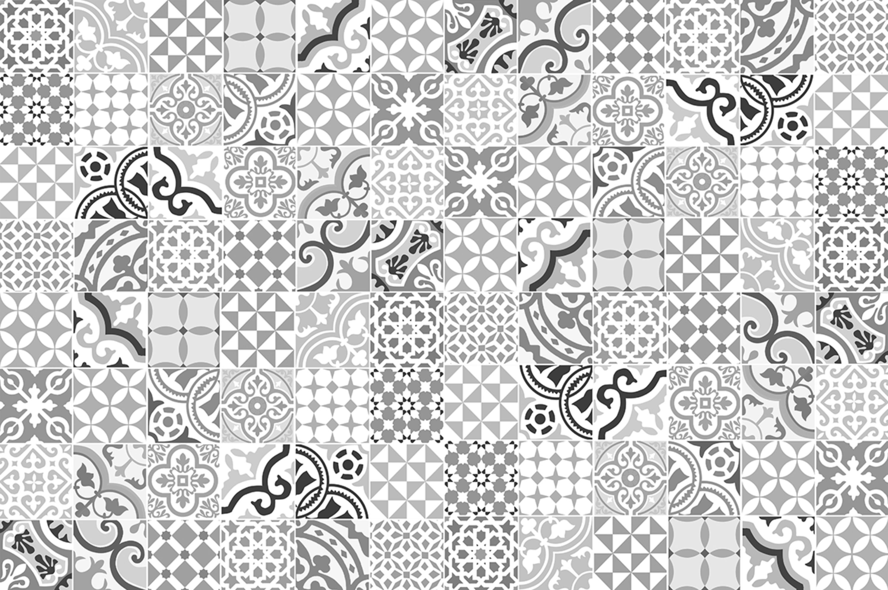 Dywan winylowy Chamonix 133x200 cm - antypoślizgowy PVC, winylowy do kuchni lub salonu, zmywalny, styl hydrauliczny