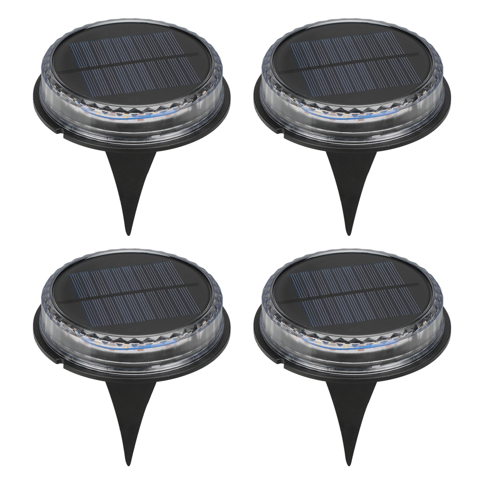 Solarna lampa trawnikowa IP65, wodoodporna, oświetlenie gruntowe, do ogrodu, na taras, patio, podjazd, chodnik, ciepłe światło