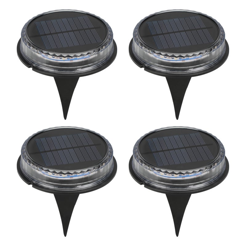 Solarna lampa trawnikowa IP65, wodoodporna, oświetlenie gruntowe, do ogrodu, na taras, patio, podjazd, chodnik, ciepłe światło