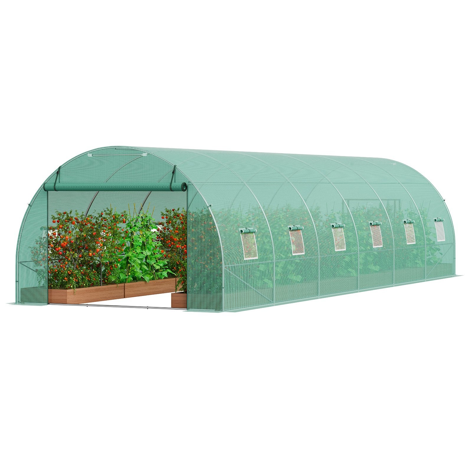 Tunel foliowy ogrodowy szklarnia 26m2 8.9x2.95x2.25 m