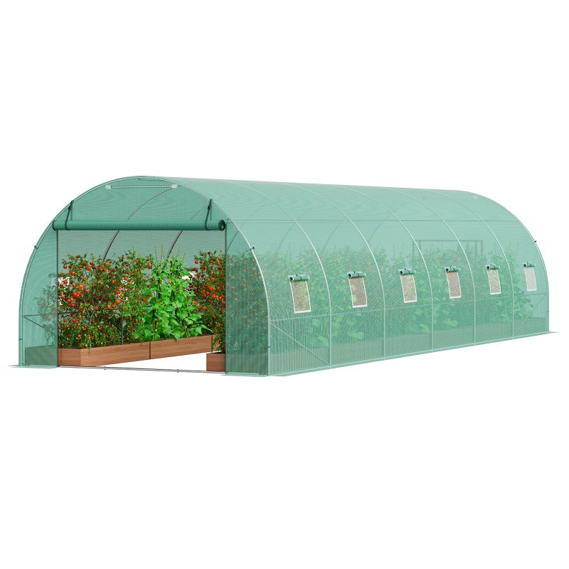 Tunel foliowy ogrodowy szklarnia 26m2 8.9x2.95x2.25 m