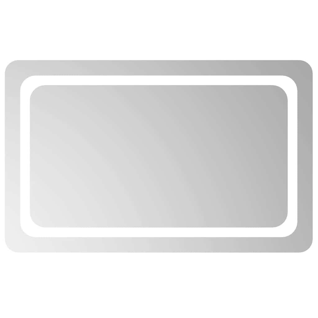 Lustro Łazienkowe Ścienne 80x50 cm z LED 5 V IP65