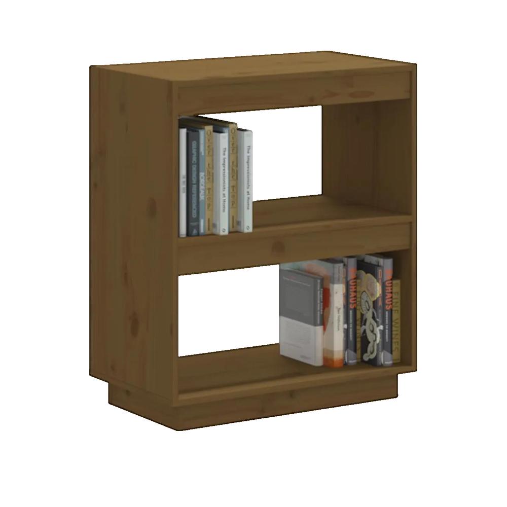 Biblioteka vidaXL Miodowy brąz Lite drewno sosnowe 60x35x71 cm trwała