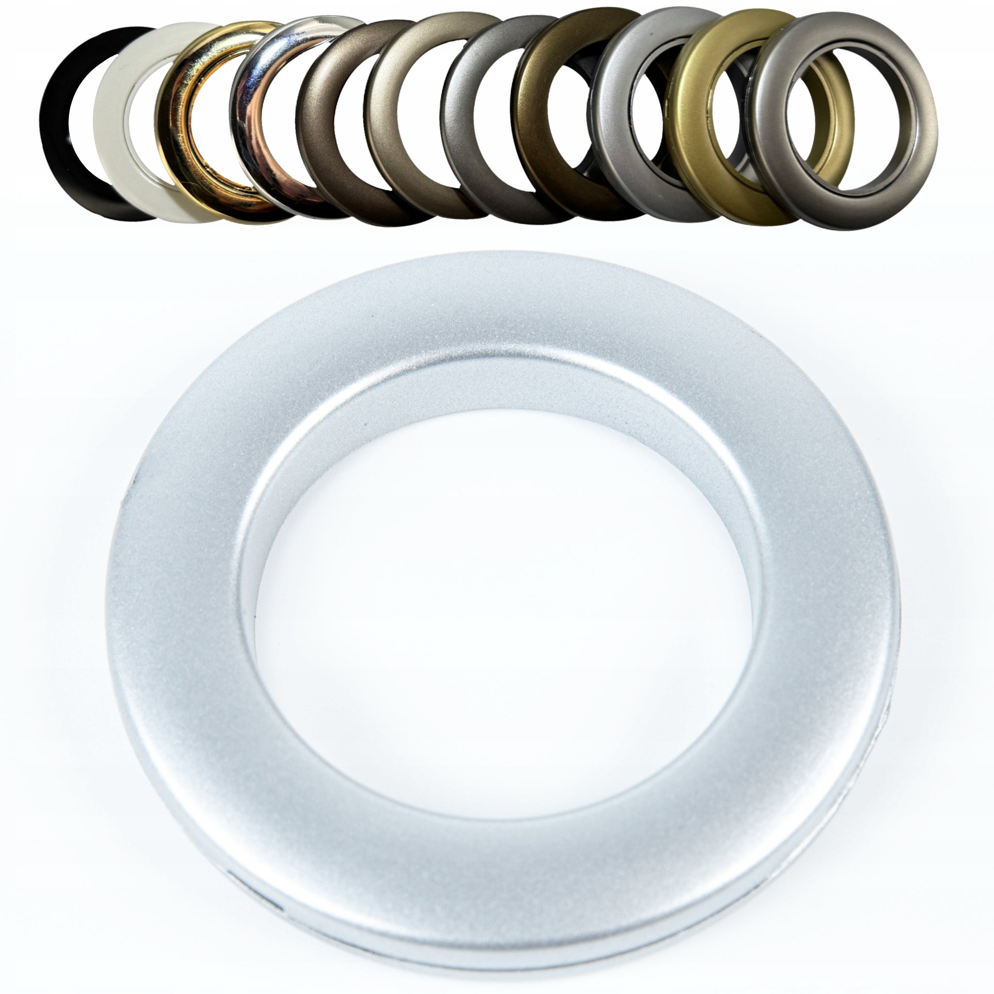 Kółko przelotka do zasłon kółka oczka plastikowe przelotka do firan zasłon 28x46mm RANPLAST