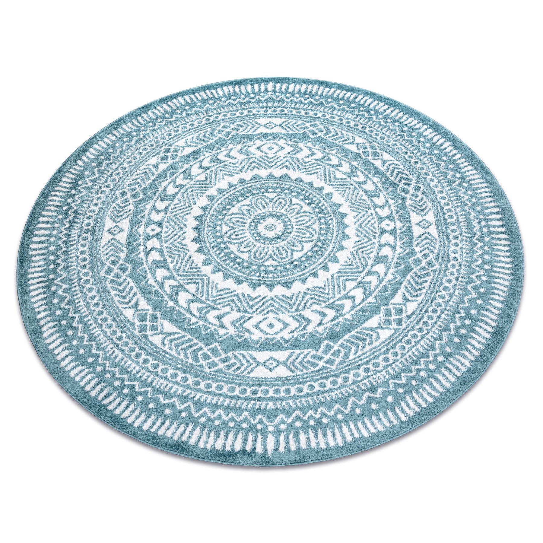Dywan FUN Napkin serweta koło - niebieski koło 160 cm