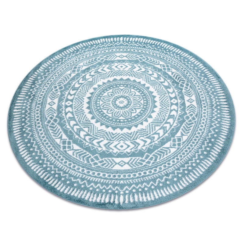 Dywan FUN Napkin serweta koło - niebieski koło 160 cm