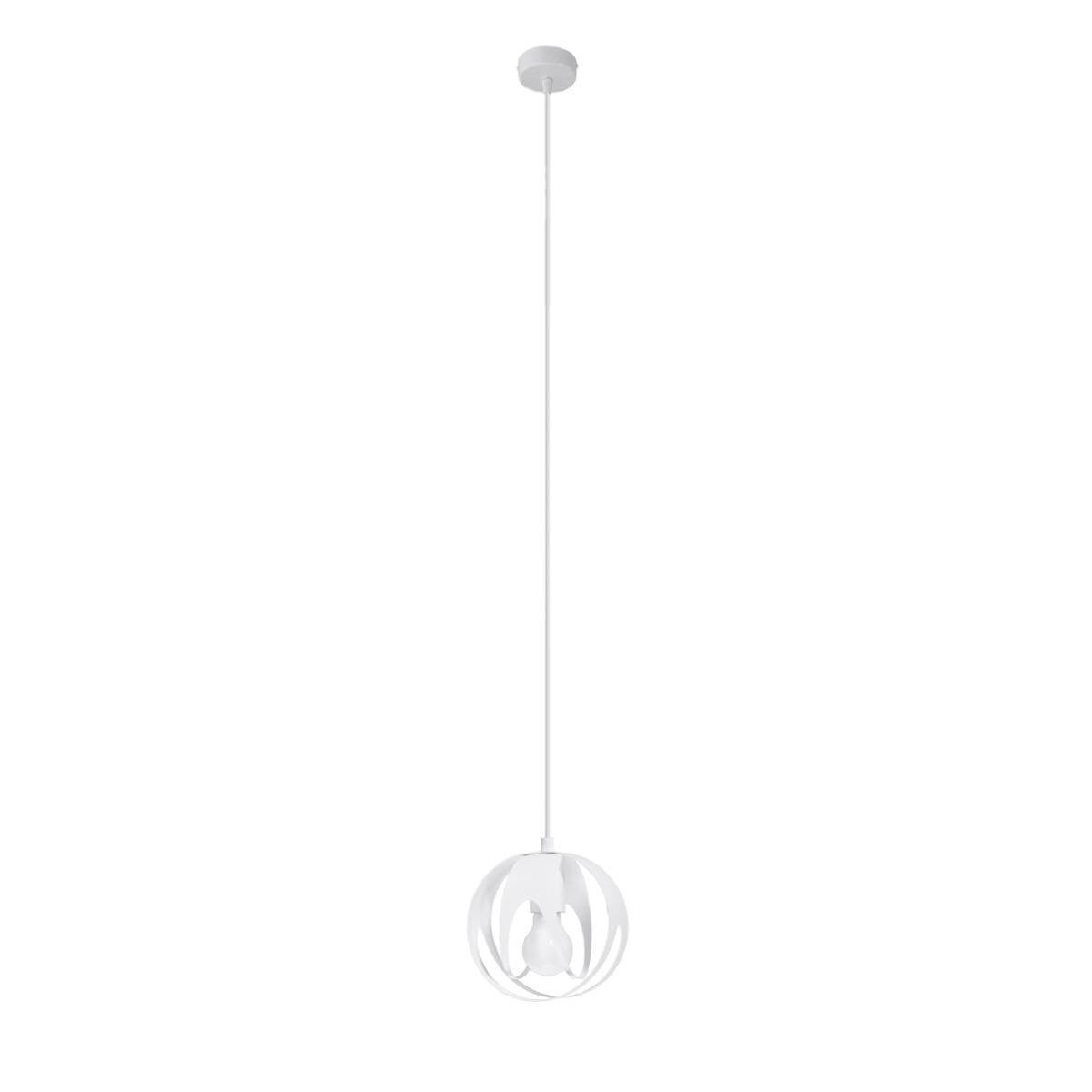 Lampa wisząca biała TULOS 1xE27 15W SL.1083 Sollux Lighting