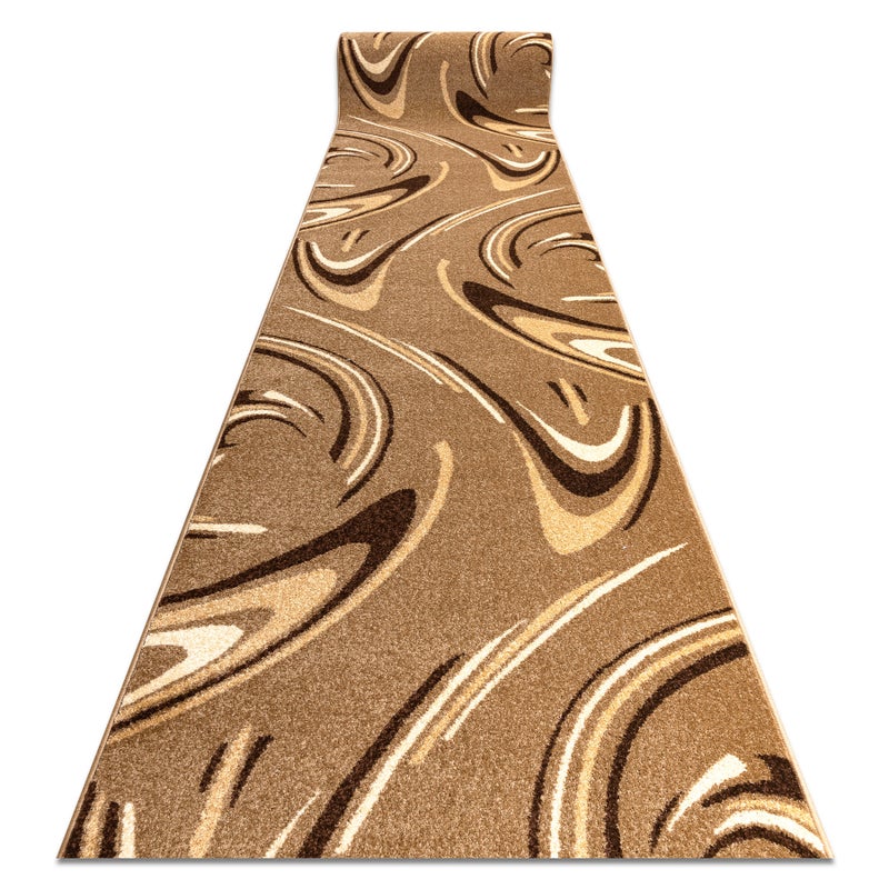 Chodnik KARMEL FRYZ - COFFEE orzech 120 cm 120x760 cm