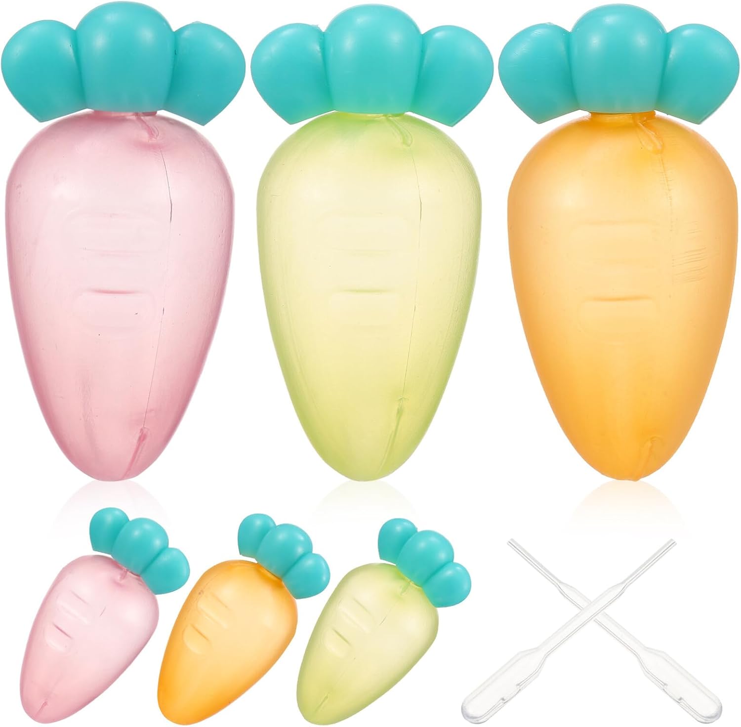 Zestaw 6 małych, przezroczystych plastikowych butelek na sos, miniaturowych, przenośnych dozowników do sosu sojowego i octu, na pikniki