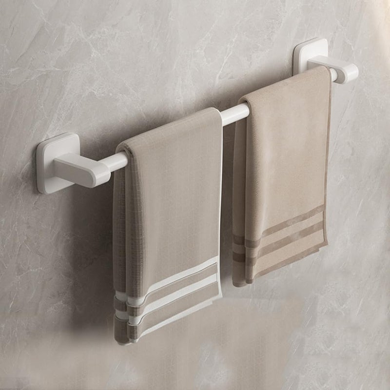 (40 cm) Aluminiowe drążki na ręczniki, uchwyty na ręczniki, wieszaki na ręczniki, łazienka, kuchnia, dom (białe)