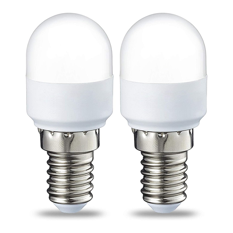 2 żarówki LED E14, mały konektor, 2 W, 220 V, energooszczędna żarówka kontrolna LED, 3000 K
