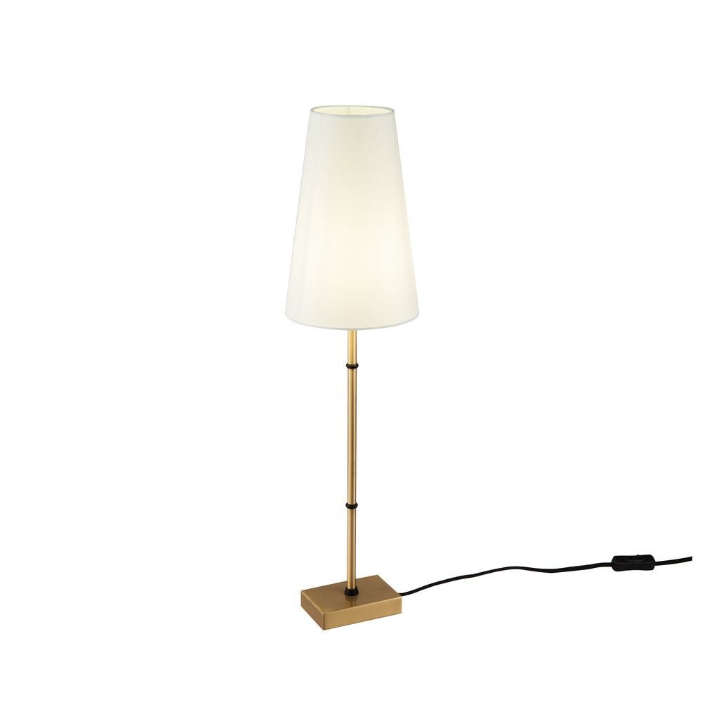 Lampa stołowa klasyczna z abażurem Zaragoza Maytoni H001TL-01BS