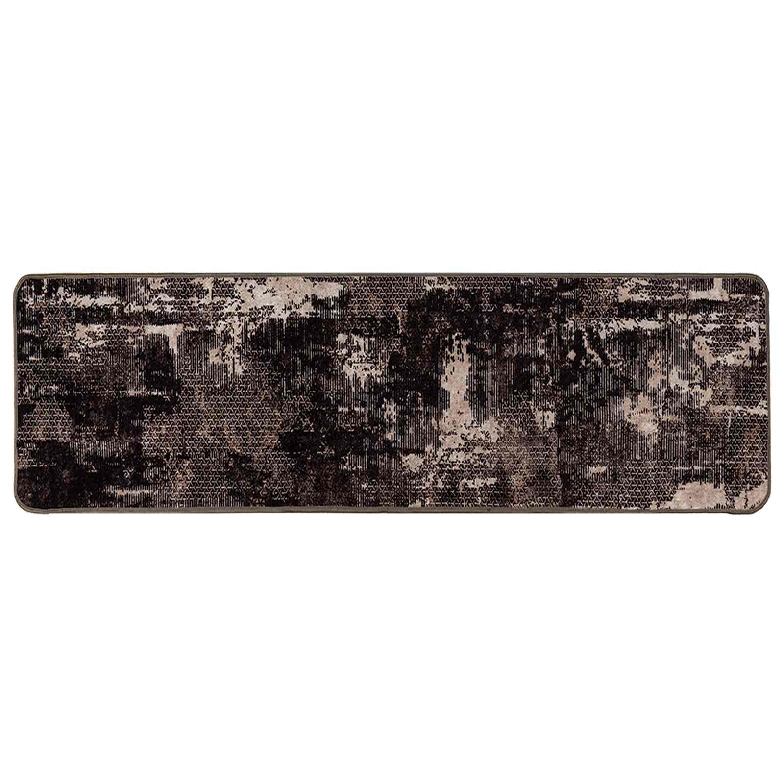 Chodnik dywanowy MARSA Czarny 50 x 400 cm Poliester i PVC