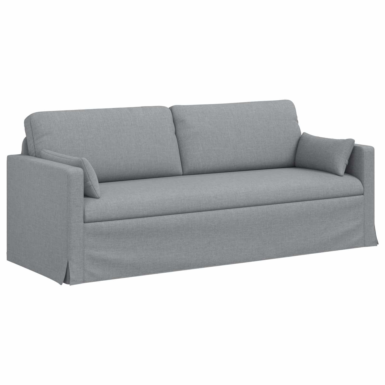 Sofa Jasnoszary 78 x 78 x 80 cm tkanina