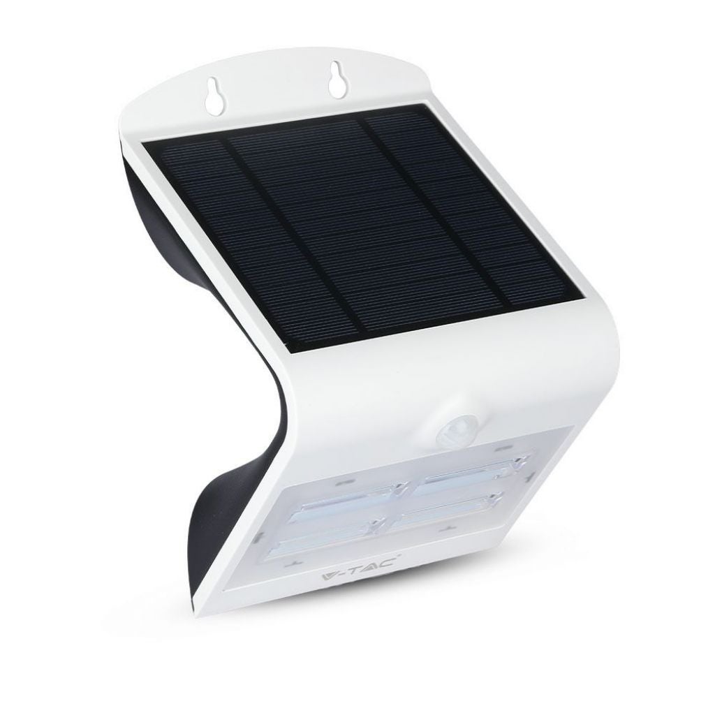 Kinkiet LED 3W 130LM/W, 30LED, zasilany baterią słoneczną, z czujnikiem ruchu PIR, barwa biała 3000K+4000K, IP65