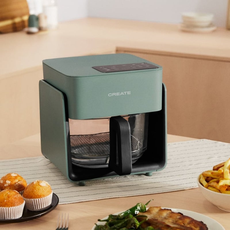 AIR FRYER STUDIO CRYSTAL – Szklana frytkownica powietrzna 4,2 l, 1300 W