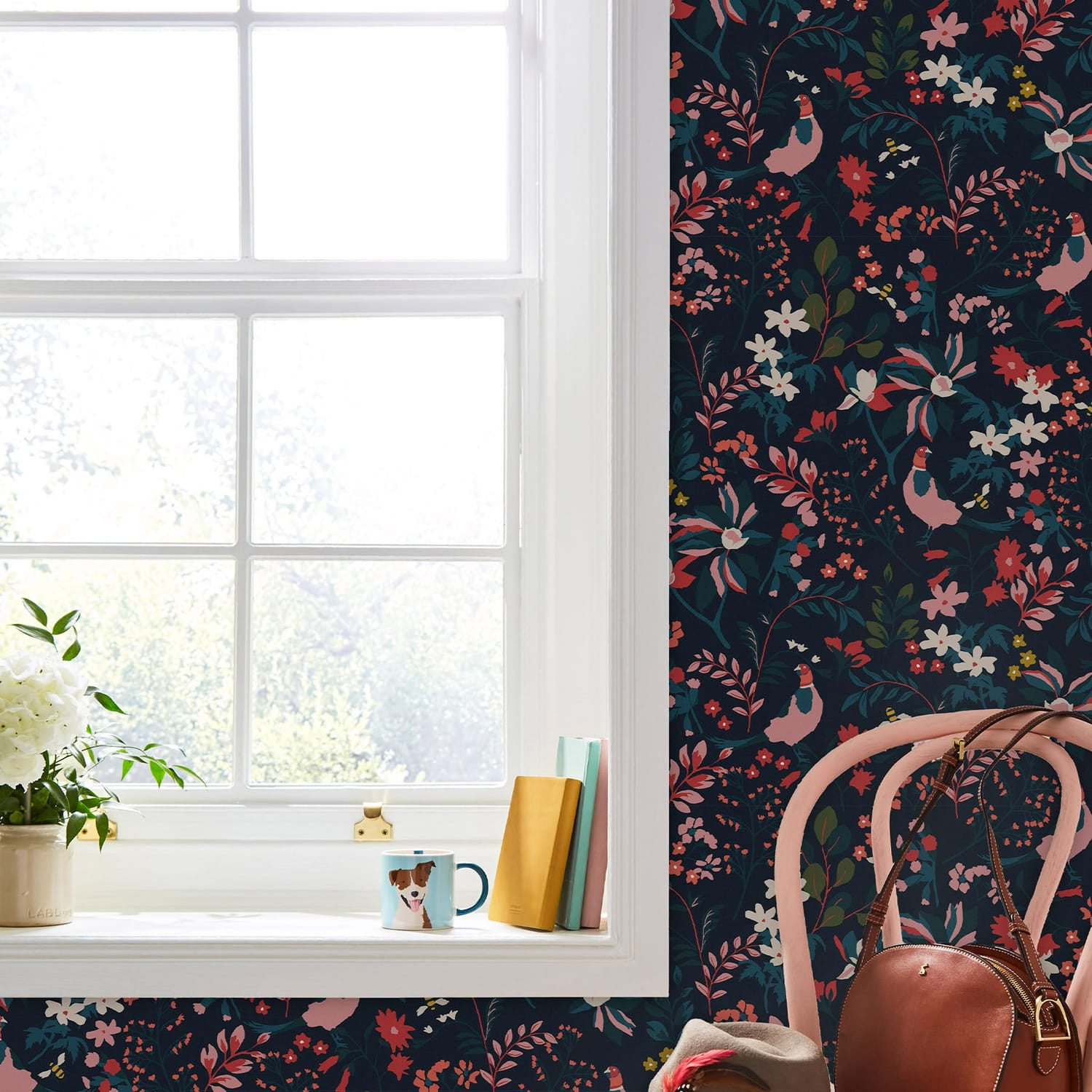 Joules Tapeta filzelinowa FIELDS EDGE FLORAL 10 m x 52 cm