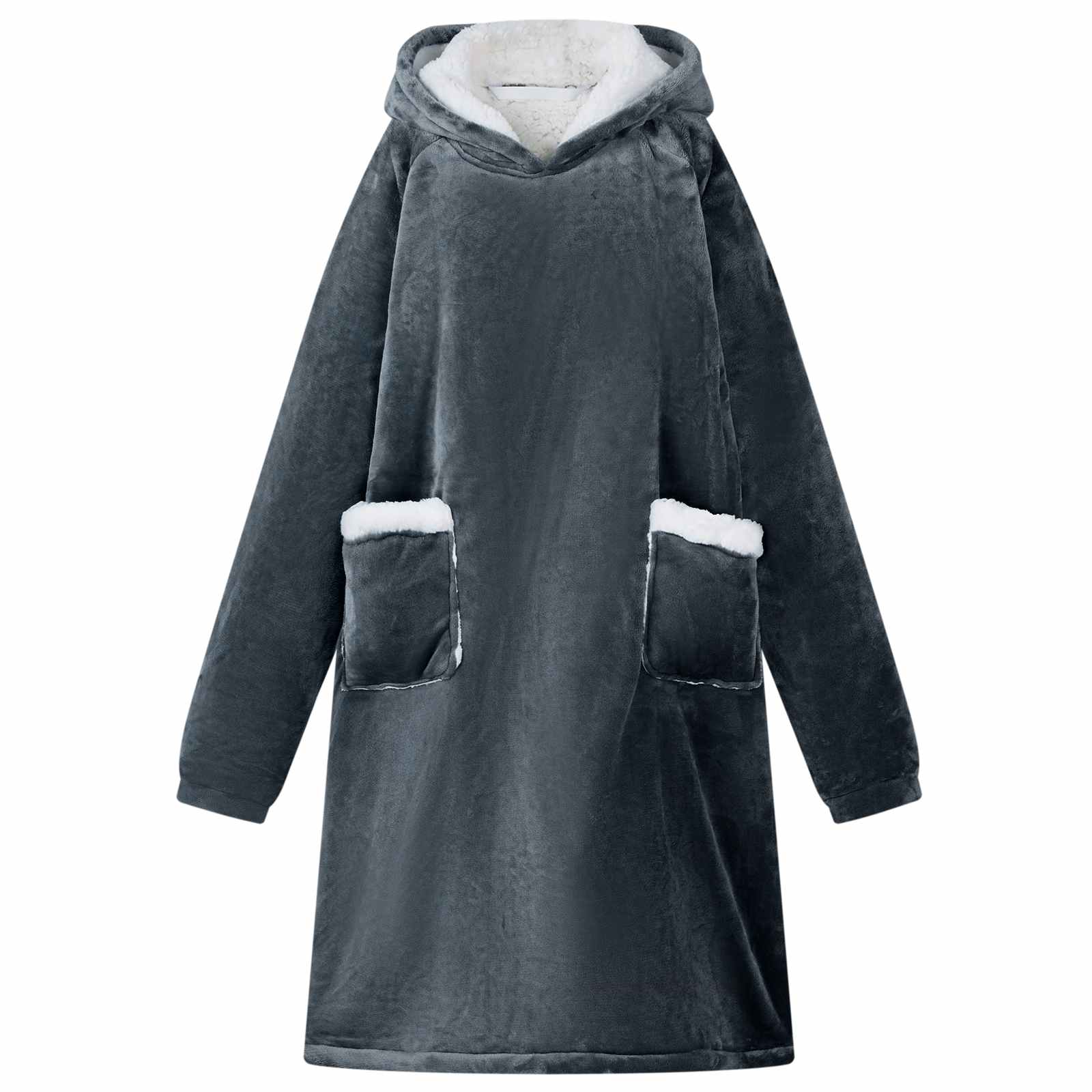 Bluza-koc Granatowy M Fleece i Flanela vidaXL