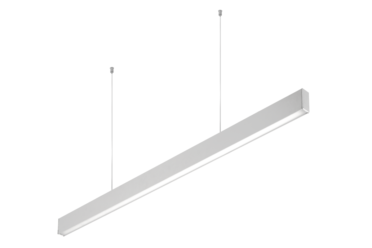 Oprawa wisząca LED LIVIA, 40W 3600lm 4000K (neutralna biel), 120 cm, AL/PC, biała, IP20 – GTV LIGHTING