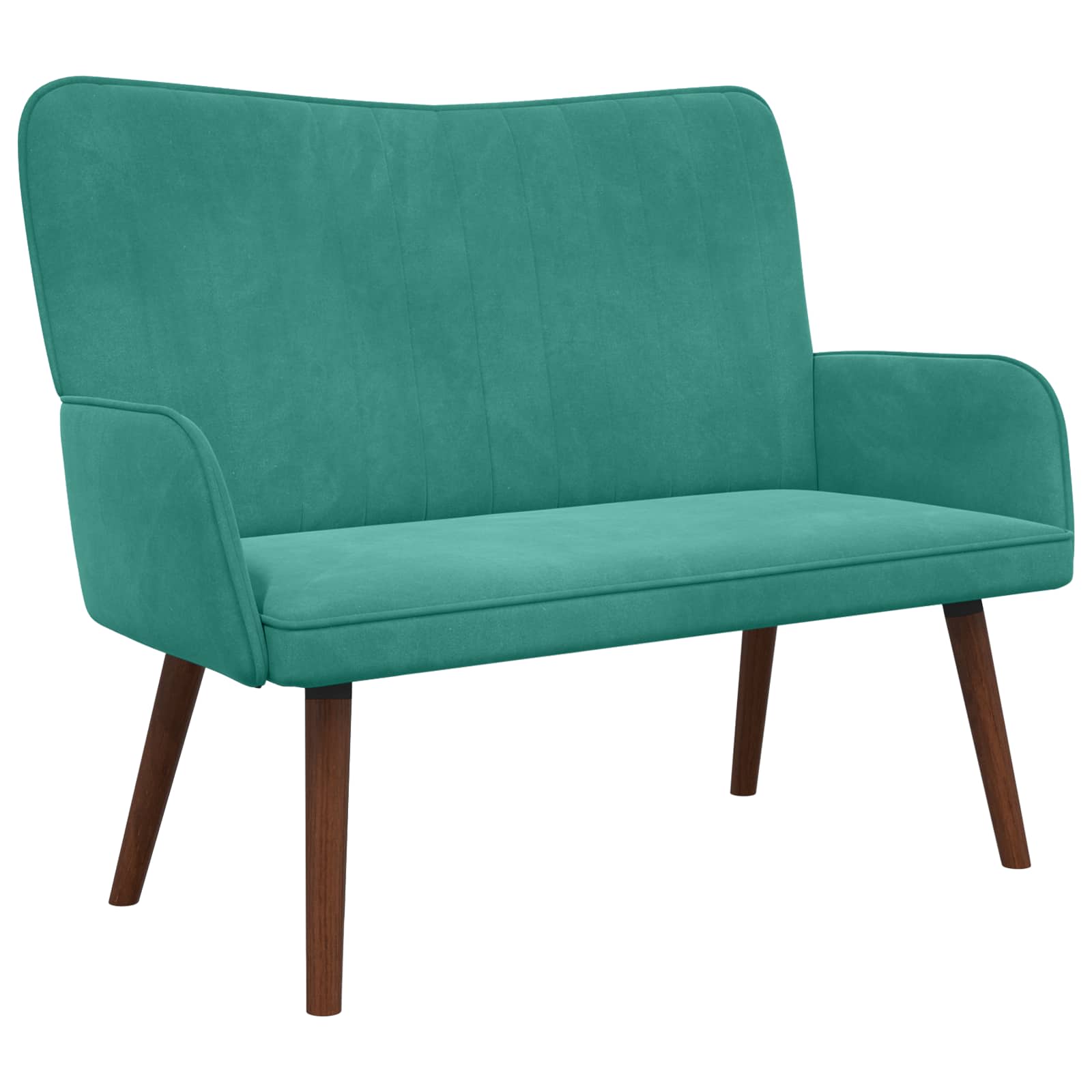 Sofa dwuosobowa Turkusowy 115 x 61 x 87 cm Welur