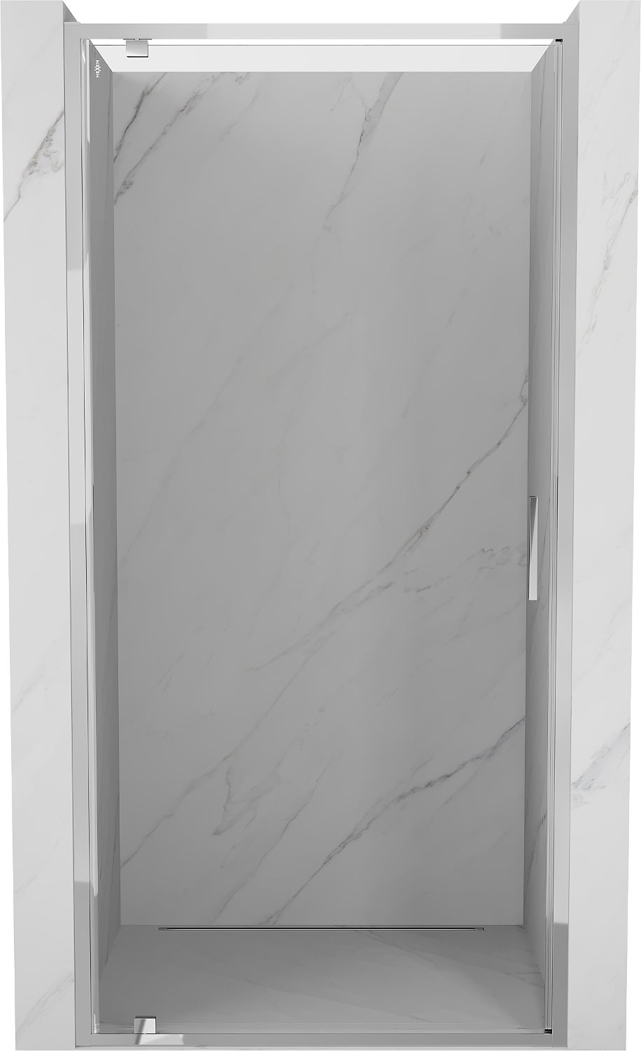 Mexen Exo drzwi prysznicowe uchylne 70 cm, transparent, chrom - 8181-070-000-01-00