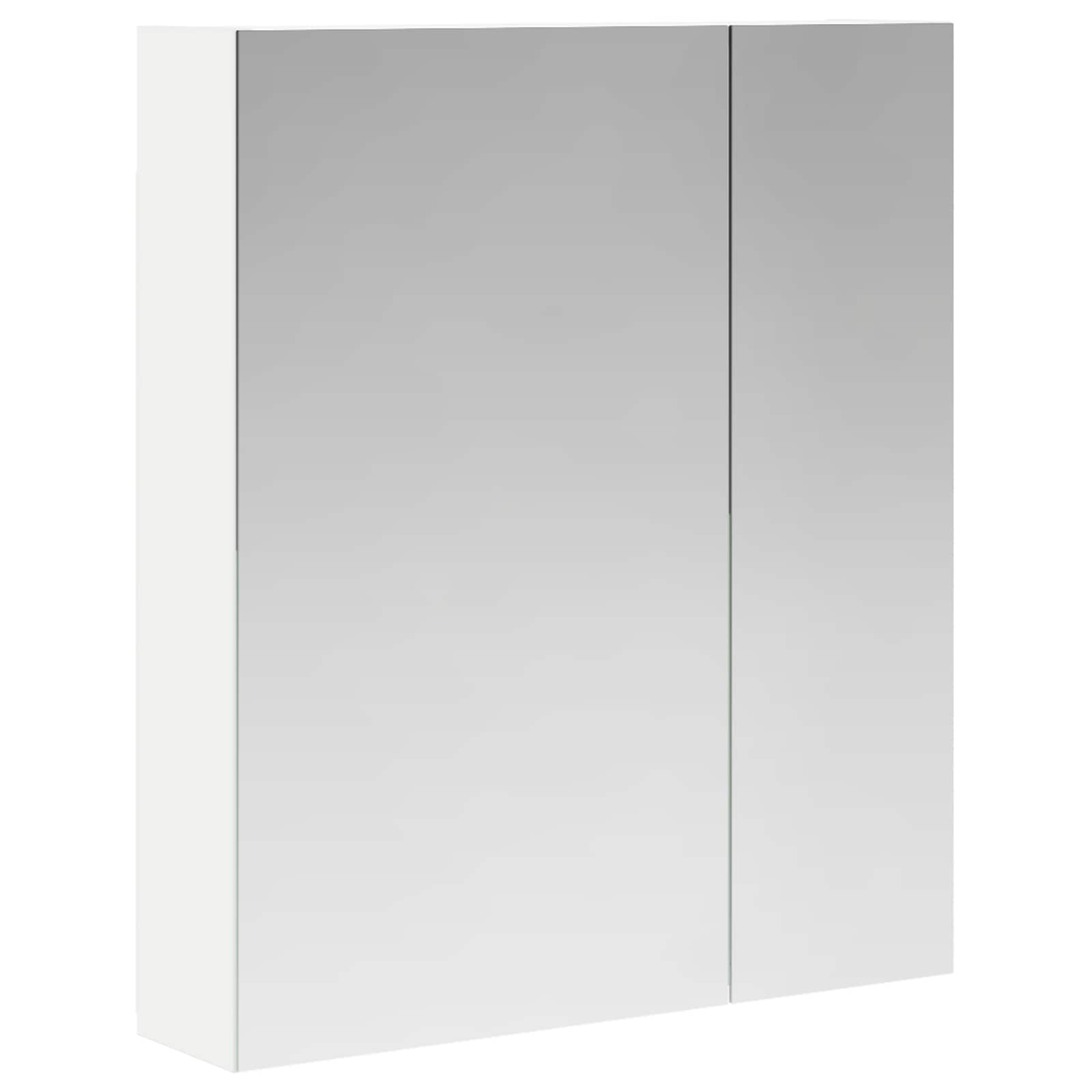 Szafka z lustrem do łazienki Biały 60 x 14,5 x 70 cm