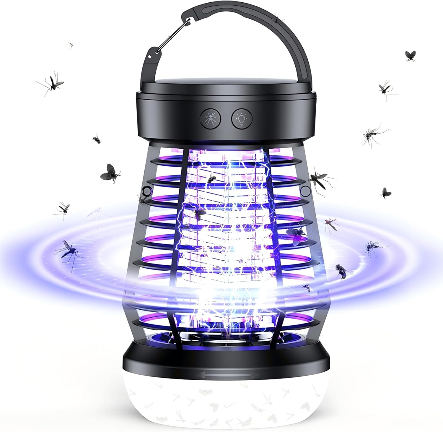 Lampa przeciw komarom 2000 V UV – wodoodporna, do użytku wewnątrz/na zewnątrz, do ogrodu