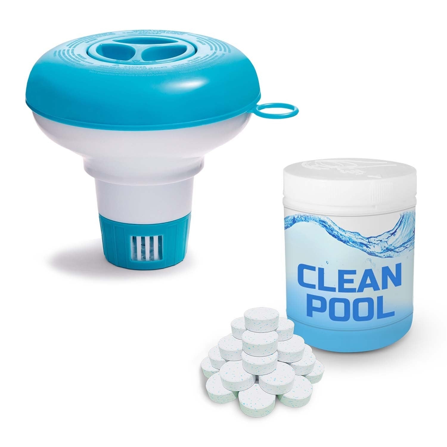 Unoszący się dozownik chemikaliów + tabletki wielofunkcyjne 0,5 kg
