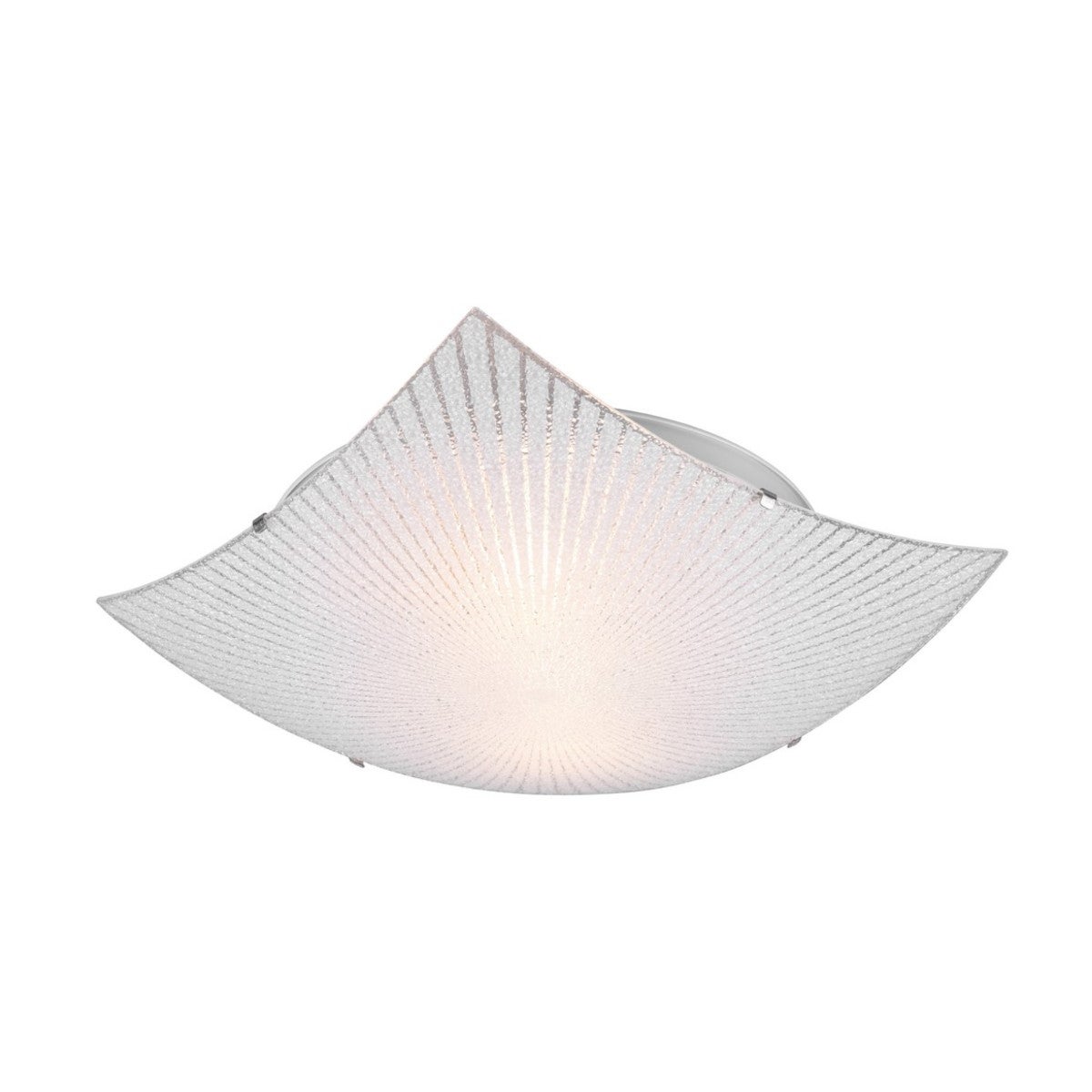Plafon ELISA przezroczysto-biały 2xE27x40W wym: 9,5x40x40 cm IP20 Trio