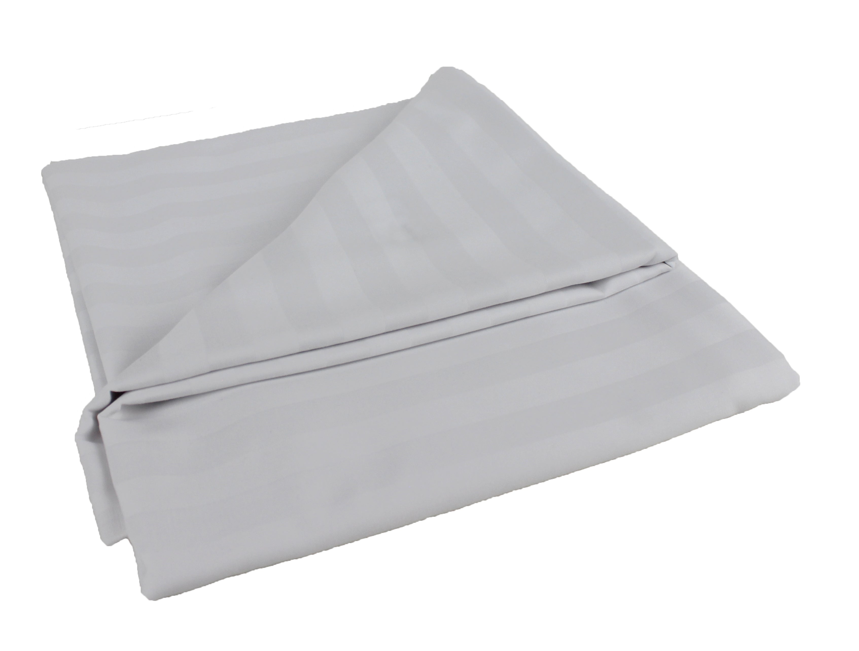 Kam-Pol prześcieradło hotelowe pasek 2 cm biały 220x280 cm