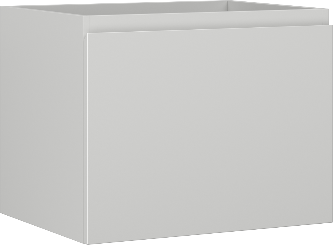 Mexen Orio szafka łazienkowa podumywalkowa 60 cm, 1 szuflada, szara mat - 91A10-06047-1-BF62
