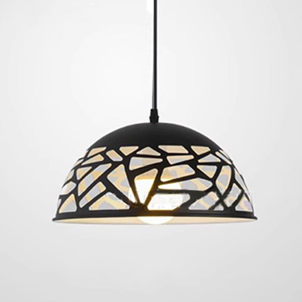 Żyrandol LED Retro E27 - ciepłe światło, regulowany przewód 1,2 m, lampa sufitowa z kutego żelaza do wnętrz (kawiarnia, sypialnia, restauracja)