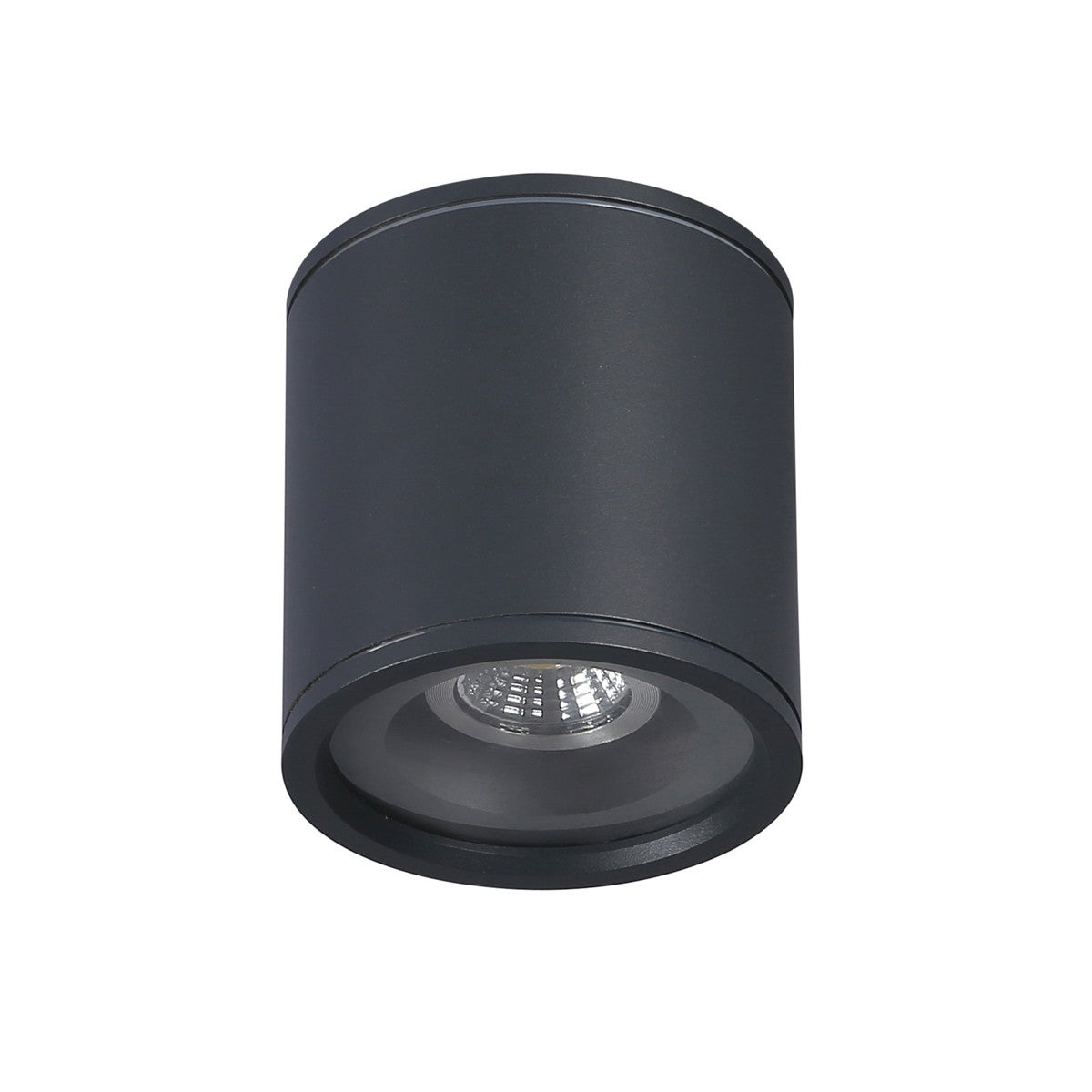 Lampa sufitowa zewnętrzna Tormi czarny piaskowany 1xGU10x35W wym: 10,5 x 10,5 x 10,5 cm aluminium Italux
