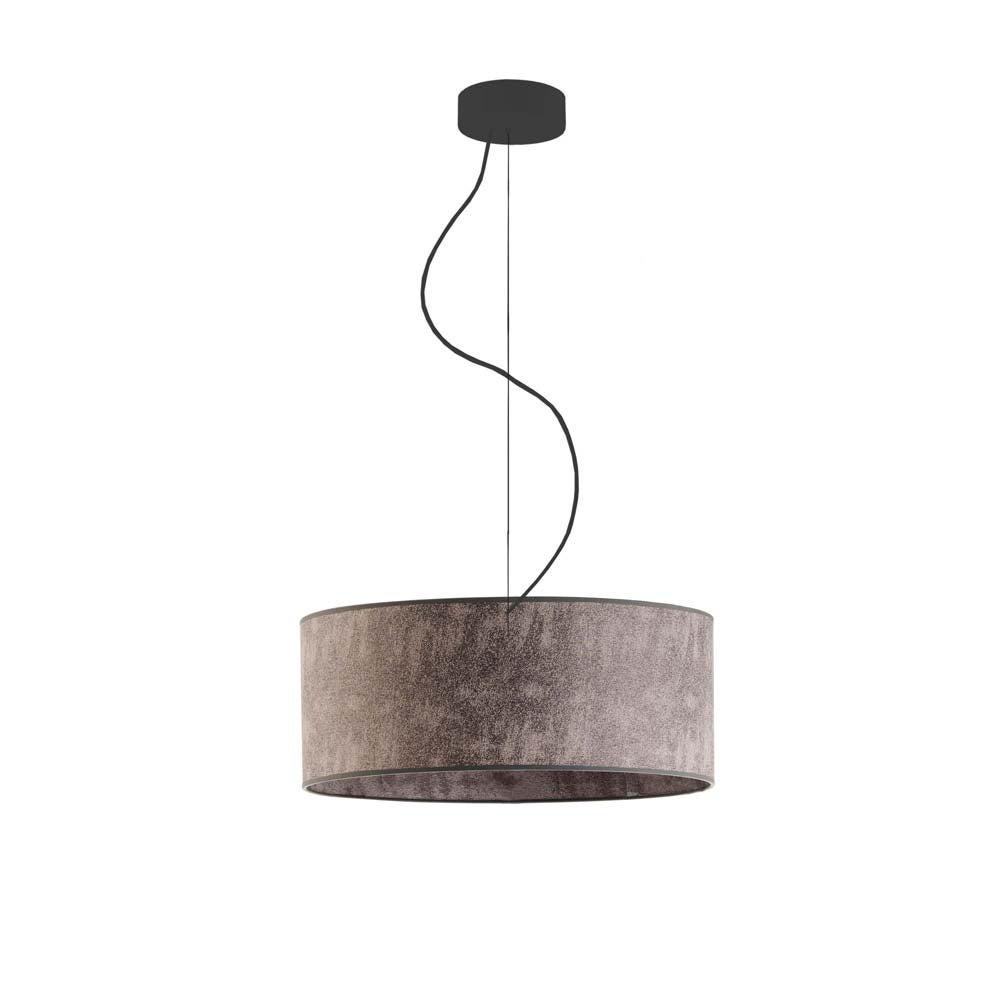Lampa sufitowa żyrandol lampa wisząca z abażurem walec 40 cm BLUES