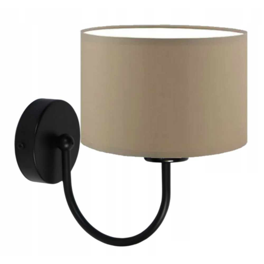 Kinkiet lampa ścienna lampa na ścianę z abażurem walec SCORO