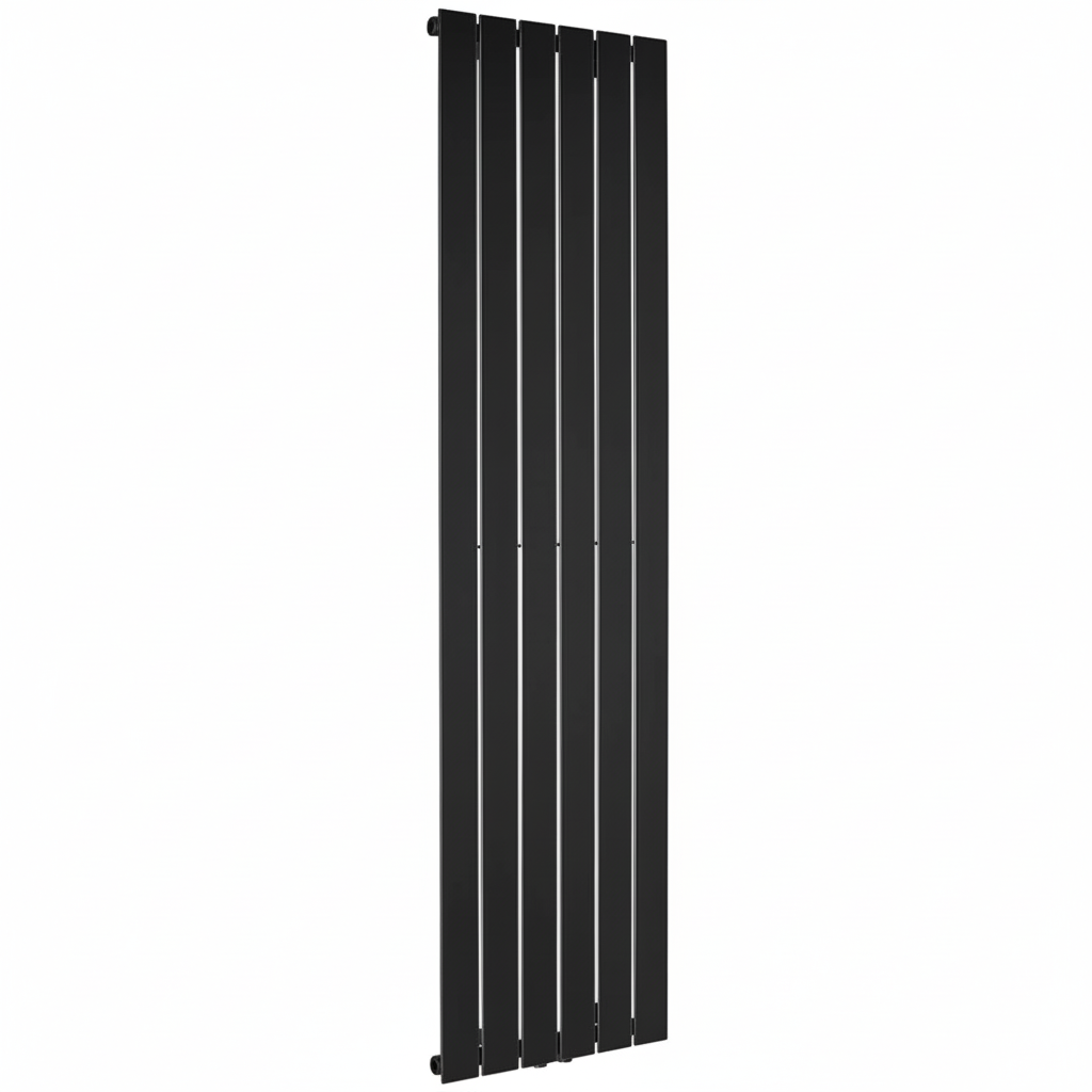 Grzejnik dekoracyjny Vertirad 180x44,5 cm, czarny 891 W Luxrad
