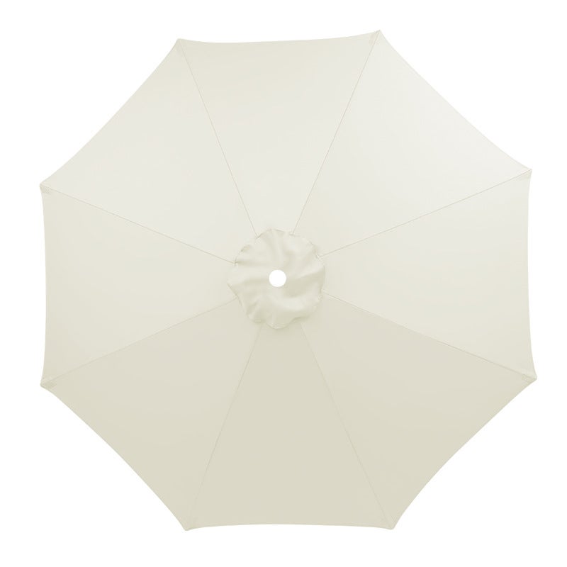 Pokrowiec na parasol 3m 8 żeber, wodoodporny, odporny na promieniowanie UV, materiał wymienny na taras zewnętrzny (beżowy)