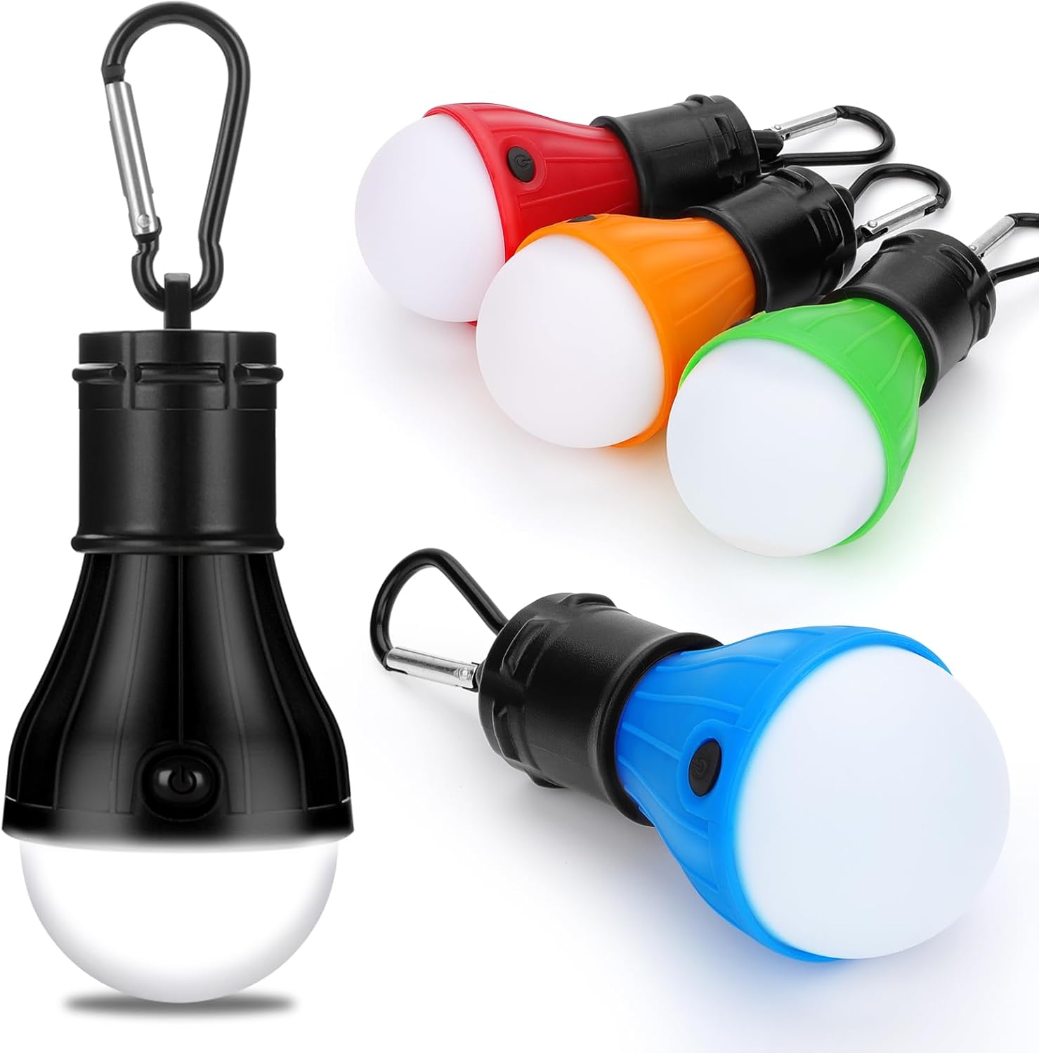 Lampa kempingowa (5 szt.) Latarka kempingowa LED zasilana bateryjnie, przenośna lampa namiotowa, wodoodporna, awaryjna