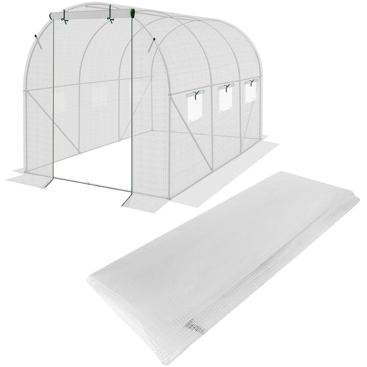 Folia Cover poszycie na tunel ogrodowy szklarnię 200x300x200 cm biały