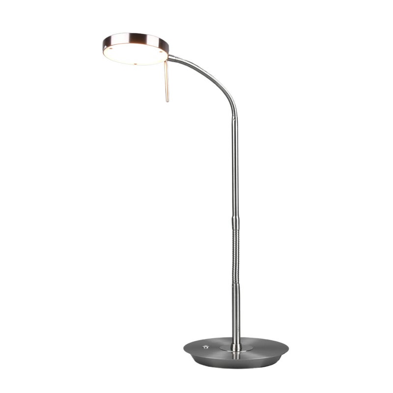 Lampka biurkowa LED MONZA 12W Od 2700 do 3500K 1400lm metal srebrna wym:57x19x46cm IP20 Trio