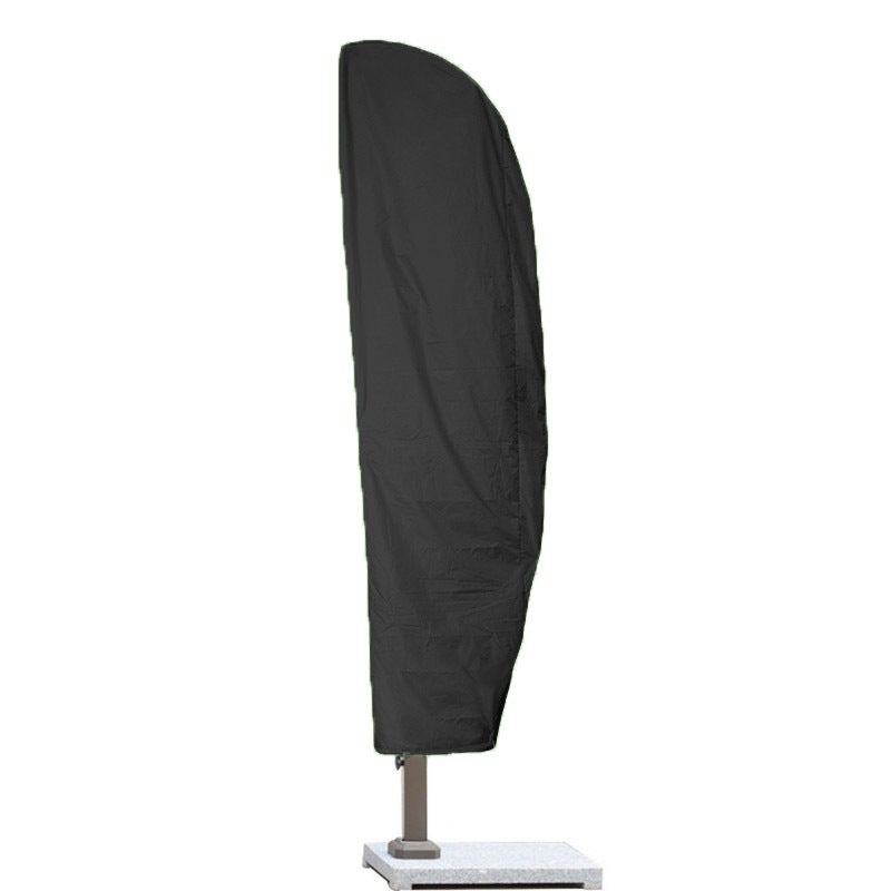 Markiza 190T, odpowiednia do parasoli, odporna na promieniowanie UV, wodoodporna (260 x 58/80/35 cm), czarna.