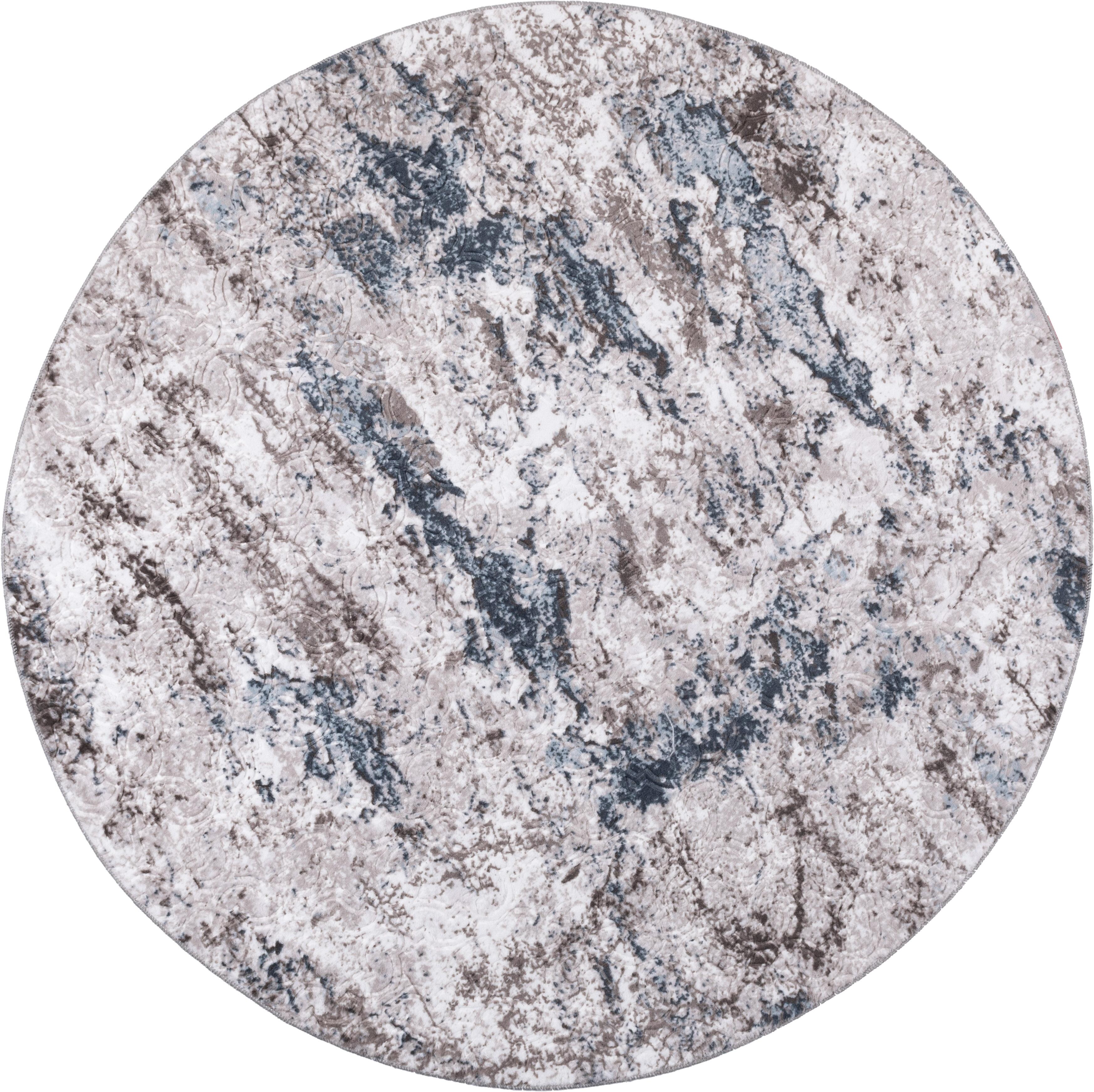 Dywan Multidecor Vision 150 cm koło przecierka szaro-granatowa 1 szt.