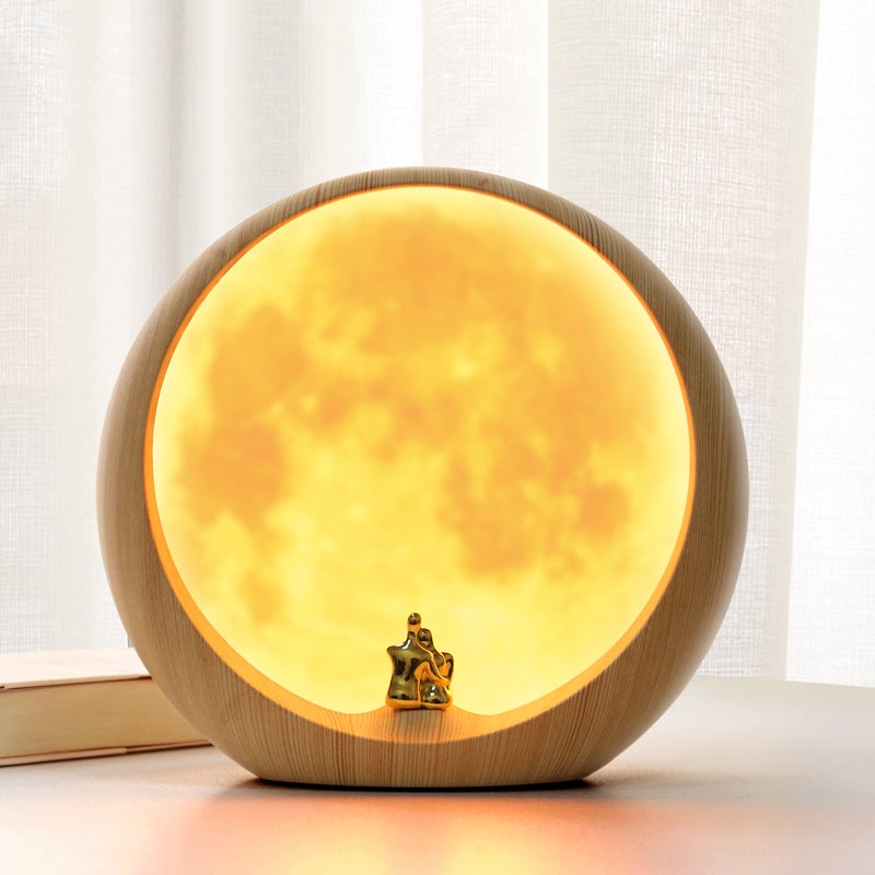 Lampa Księżycowa - Dekoracja DIY na Urodziny, Ślub, Walentynki - Pomysły na Prezenty, Sztuka Dekoracyjna