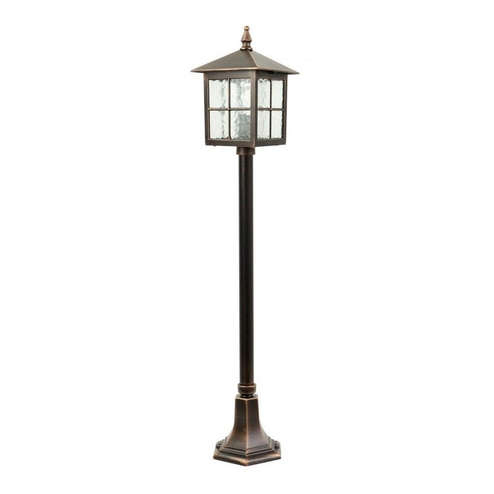 Lampa Ogrodowa Stojąca Wenecja Patyna Miedź Suma