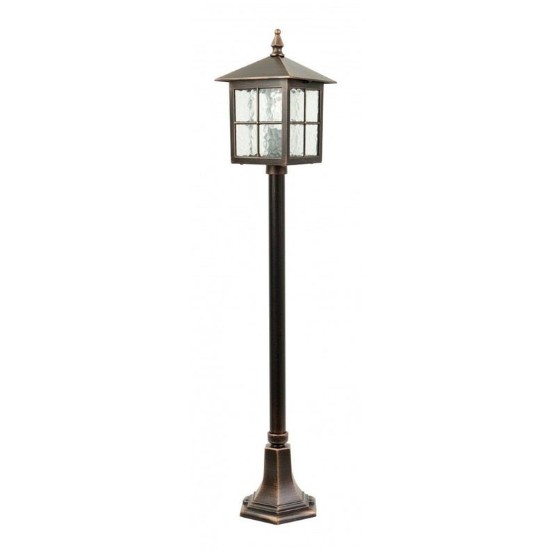 Lampa Ogrodowa Stojąca Wenecja Patyna Miedź Suma